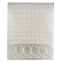 Изображение Штора для ванной 180х200 см 3D прозрачный Peva/полиэтилен FRAP (арт. F8754)
