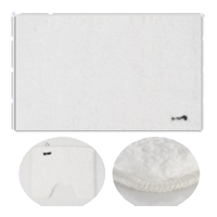 Изображение Коврик для ванны 2 шт. комплект 50х80 см + 50х50 см белый GAPPO (арт. G85602)
