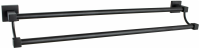 Изображение Держатель для полотенец D-lin  двойной 650мм черный D-Lin (арт. D252222)
