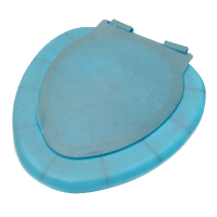 Изображение Сиденье для унитаза (голубой мрамор) Виркэн (арт. 20980525)
