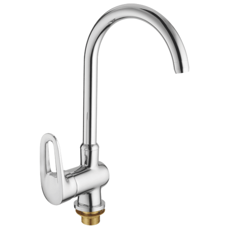 Смеситель для кухни однорычажный Fashun высокий излив латунь FASHUN (арт. A4068)