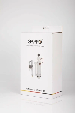 Арматура для бачка 2-х уровневая с метал. кнопкой с нижней подводкой Gappo GAPPO (арт. G1890.04) оптом от компании Аквалига
