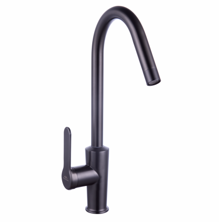 Смеситель для кухни однорычажный Fashun высокий излив графит FASHUN (арт. A54025-17)