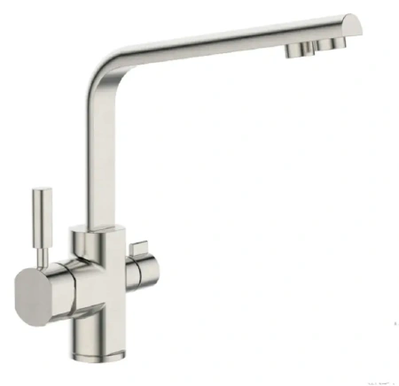 Смеситель для кухни Oute для фильтра питьевой воды высокий излив сатин латунь OUTE (арт. T61103BL)