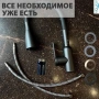 Смеситель для кухни однорычажный Yindaf гибкий излив графит FEINISE (арт. Y49159-23)