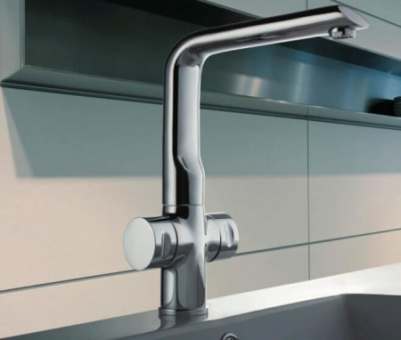 Смеситель-елочка Frap высокий излив FRAP (арт. F4077)