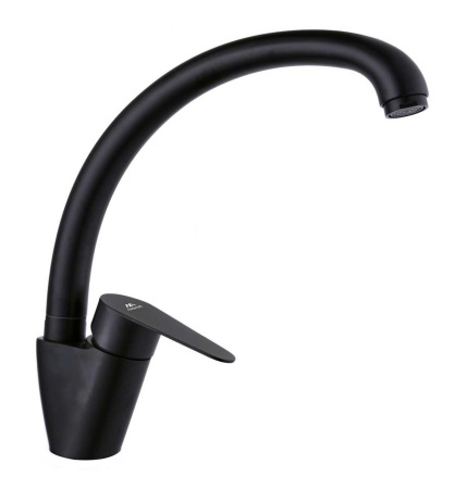 Смеситель для кухни однорычажный Fashun высокий излив чёрный FASHUN (арт. A54113-7)