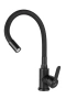 Смеситель для кухни однорычажный Pursh гибкий излив чёрный Pursh (арт. R99307E-E7)