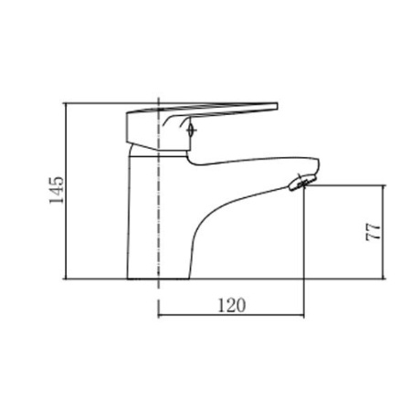 Смеситель для раковины Fashun с гигиенической лейкой FASHUN (арт. A1268)