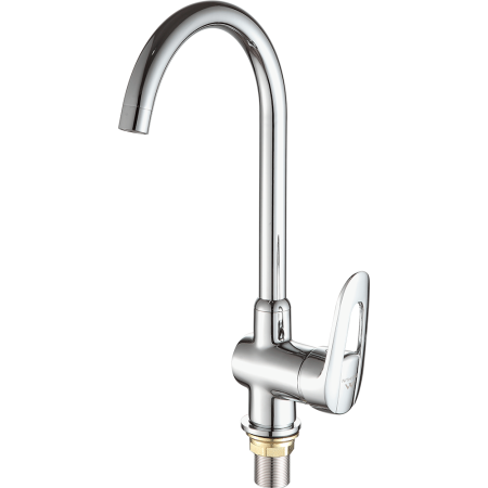 Смеситель для кухни однорычажный Fashun высокий излив латунь FASHUN (арт. A4007)