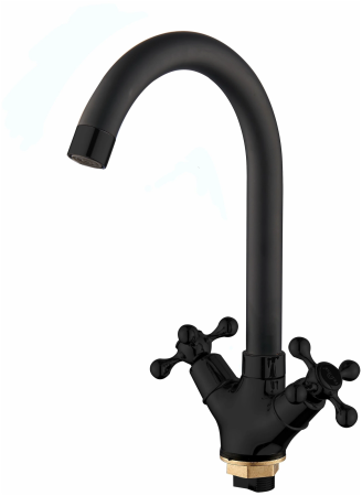 Смеситель-елочка Feinise чёрный FEINISE (арт. S54317W-8 )